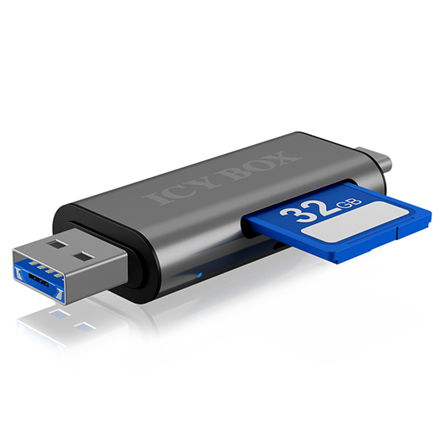 Raidsonic | External card reader with multi-USB connector | External | Micro SDHC, Micro SDXC, microSD 3.0 UHS-I SD, SDH