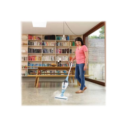 BLACK & DECKER Steam cleaner | FSMH1321-QS | Power 1300 W | Steam pressure 2.5 bar | Water tank capacity 0.5 L | White/A