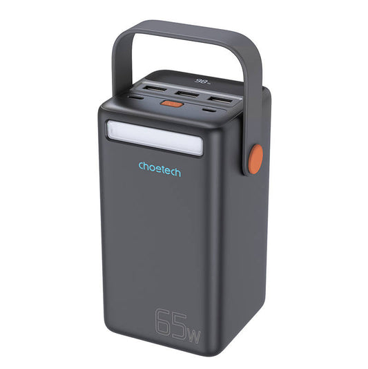 Choetech B664 Mini Power Station, powerbank 50000mAh 65W (black) - Product Image 2