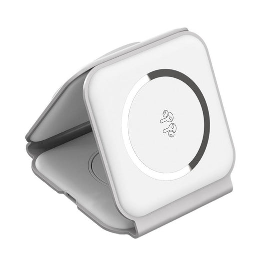 Choetech T588-F 3in1 Magnetic Wireless Charger 15W (white) - Product Image 2