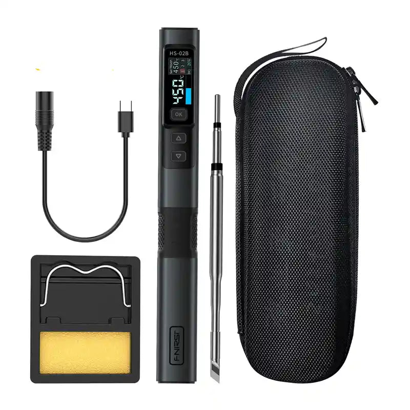 FNIRSI HS-02B 100 W smart soldering iron - Image 1