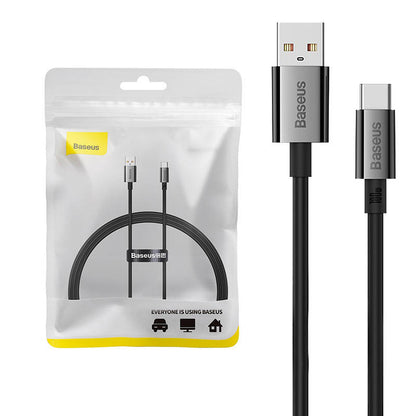 Cable USB do USB-C Baseus Superior100W 1m (black) - Product Image 1