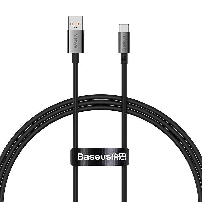 Cable USB do USB-C Baseus Superior100W 1m (black) - Product Image 2