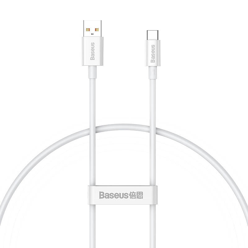 Cable USB do USB-C Baseus Superior 100W 0.25m (white) - Product Image 2