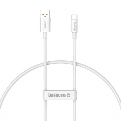 Cable USB do USB-C Baseus Superior 100W 0.25m (white) - Product Image 2