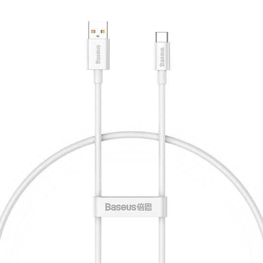 Cable USB do USB-C Baseus Superior 100W 0.25m (white) - Product Image 2