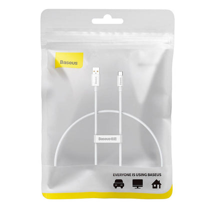 Cable USB do USB-C Baseus Superior 100W 0.25m (white) - Product Image 8