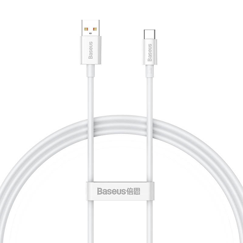 Cable USB do USB-C Baseus Superior 100W 1m (white) - Product Image 2