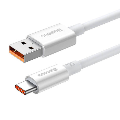 Cable USB do USB-C Baseus Superior 100W 1.5m (white) - Product Image 3