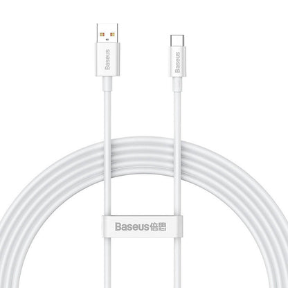 Cable USB do USB-C Baseus Superior 100W 2m (white) - Product Image 2