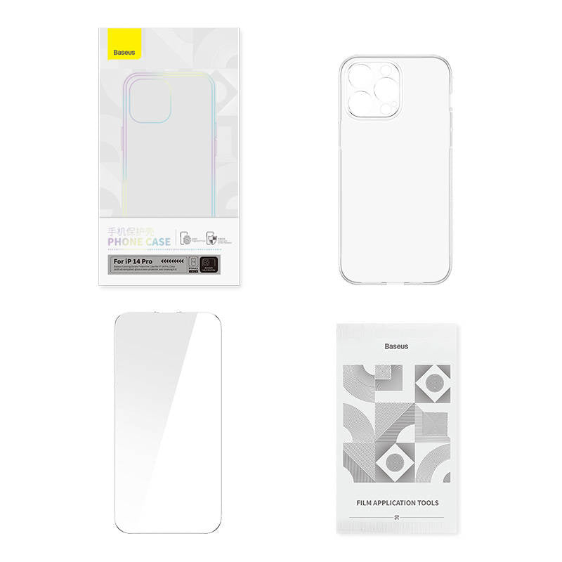 Transparent Case and Tempered Glass set Baseus Corning for iPhone 14 Pro - Product Image 8