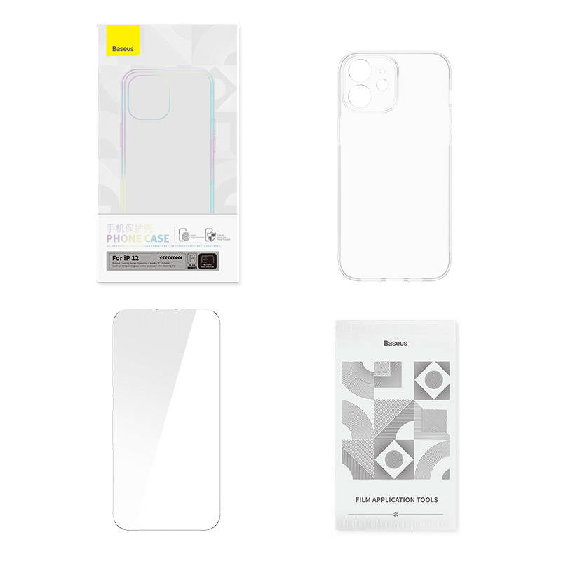 Transparent Case and Tempered Glass set Baseus Corning for iPhone 12 - Product Image 8