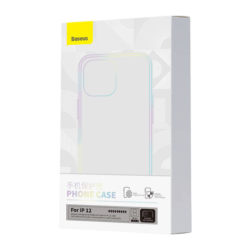 Transparent Case and Tempered Glass set Baseus Corning for iPhone 12 - Product Image 9