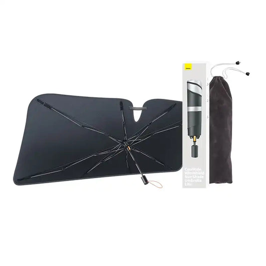 Windshield Sun Shade Umbrella Lite  Baseus CoolRide small (black) - Product Image 1