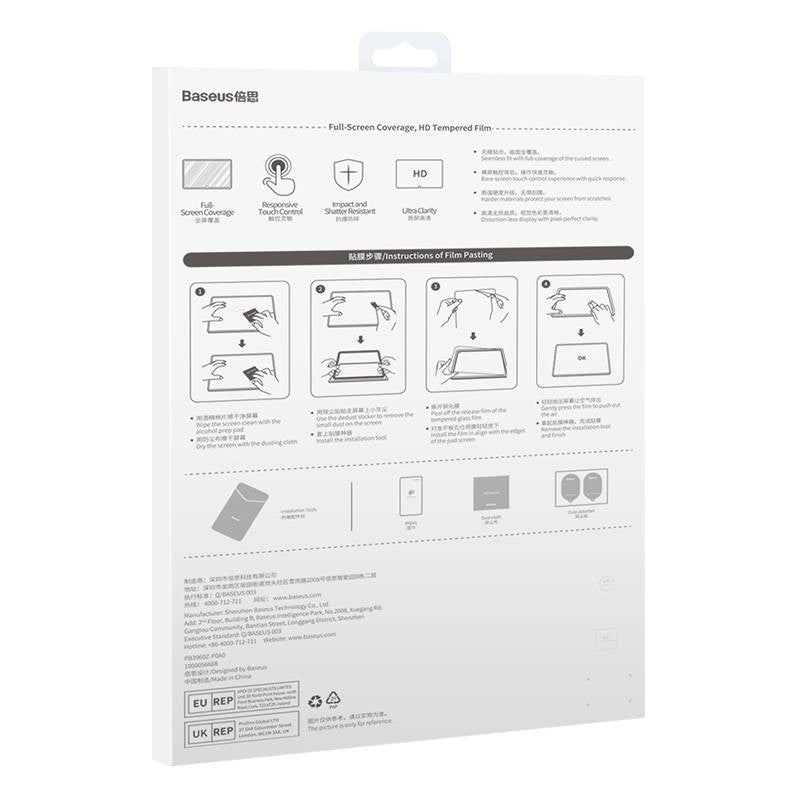 Baseus Crystal Tempered Glass 0.3mm for tablet Huawei MatePad Pro 11" - Product Image 9