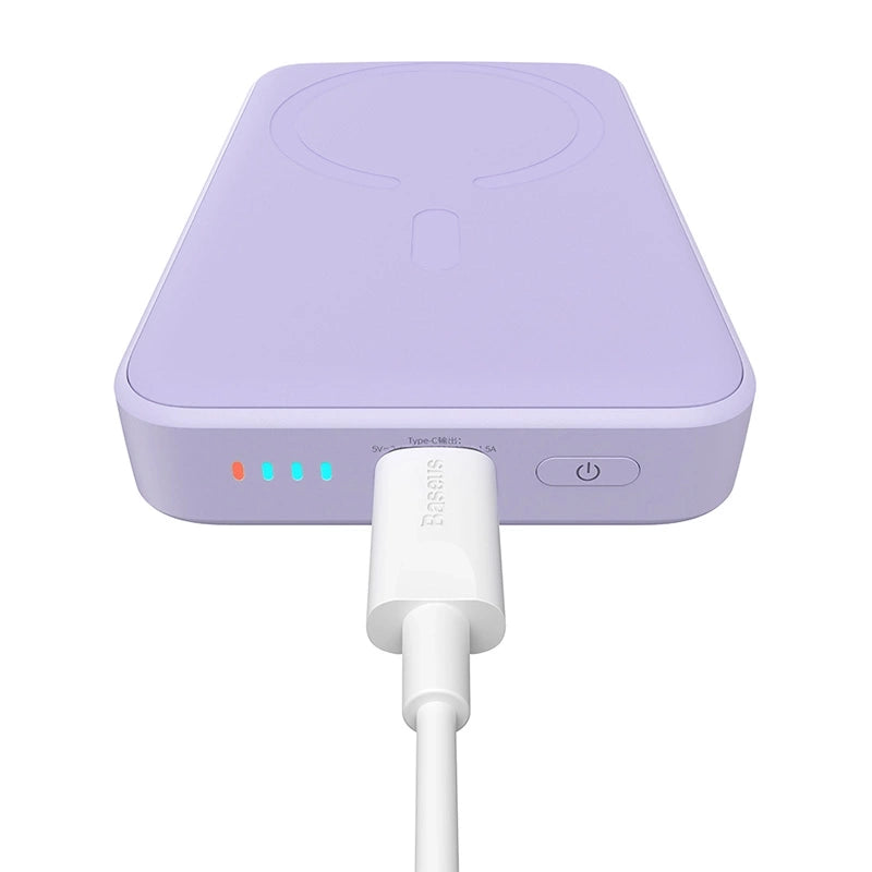 Powerbank Baseus Magnetic Mini 10000mAh, USB-C  20W MagSafe (purple) - Product Image 8