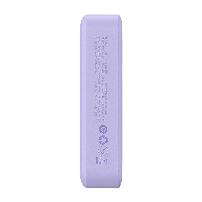 Powerbank Baseus Magnetic Mini 20000mAh, USB-C  20W MagSafe (purple) - Product Image 6