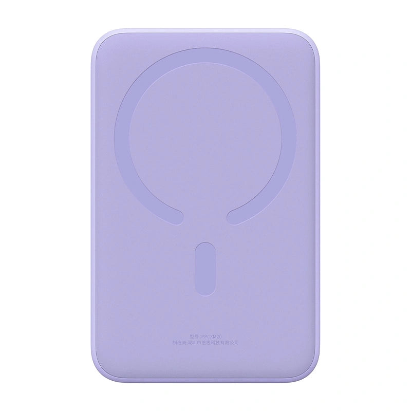 Powerbank Baseus Magnetic Mini 20000mAh, USB-C  20W MagSafe (purple) - Product Image 4