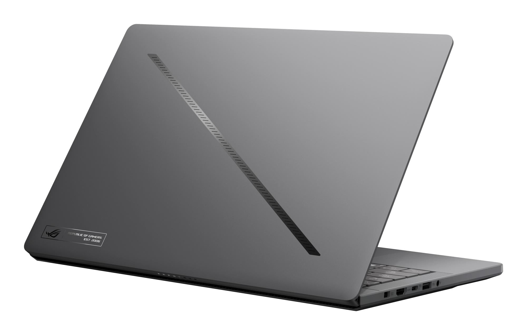 Notebook ASUS GA403UM-QS056W ROG Zephyrus CPU AMD RyzenT 9 270 4 GHz 14 " 2880 x 1800 pixels RAM 16 GB LPDDR5x-SDRAM SSD 1000 GB Discrete graphics NVIDIA GeForce RTX 5060 8 GB On-board graphics Yes OS installed Windows 11 Home Colour Grey Weight 1.5 kg