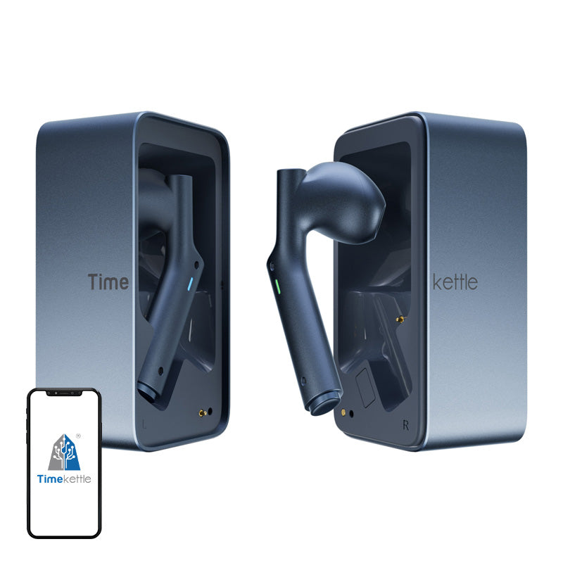 TIMEKETTLE W4 Translation Earbuds (Blue) - Image 1