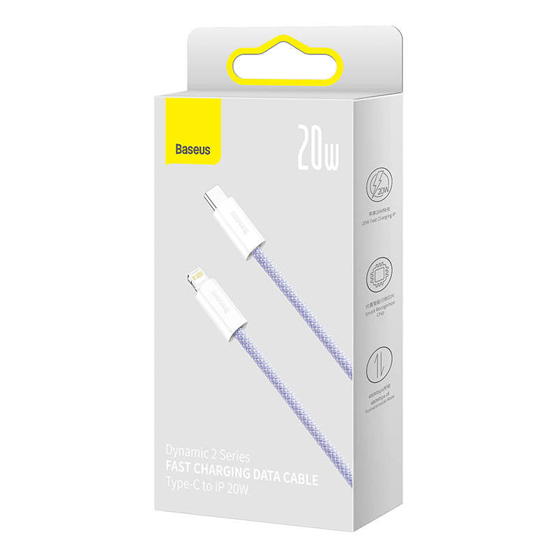 USB-C to Lightning cable Baseus Dynamic 2 Series 20W 2m (purple) - Product Image 8