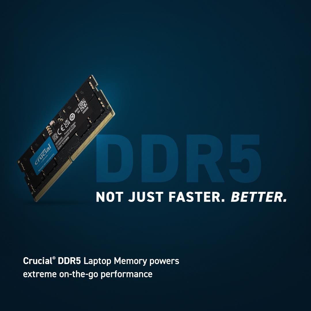 NB MEMORY 24GB DDR5-5600/SO CT24G56C46S5 CRUCIAL