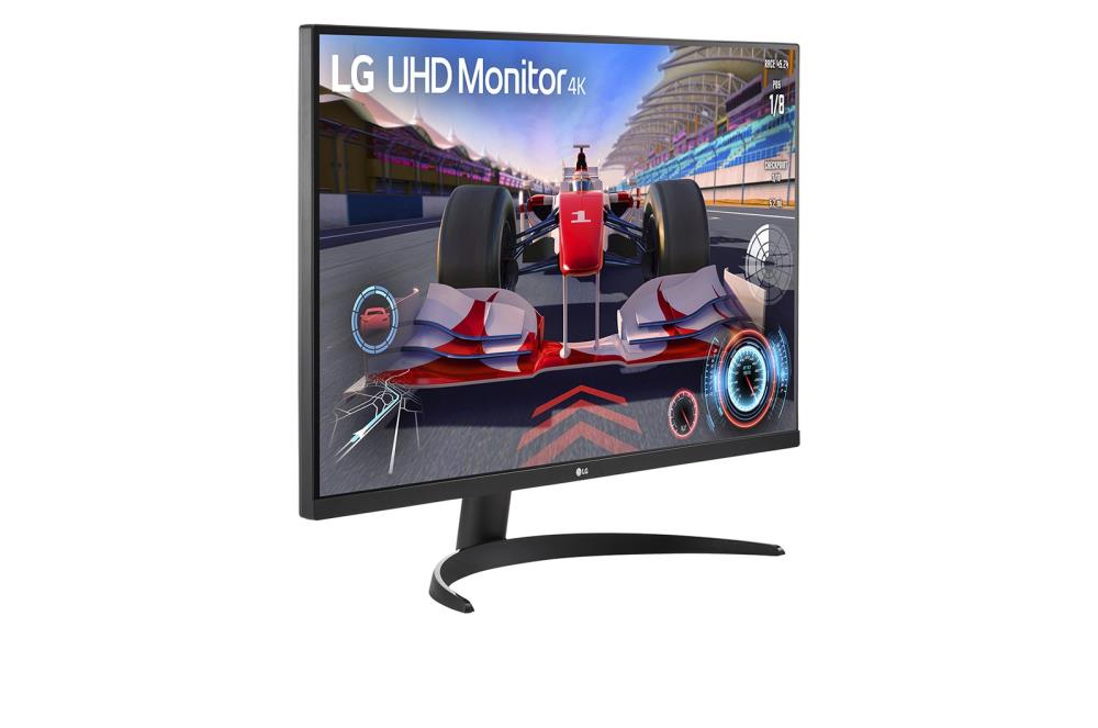 LCD Monitor LG 31.5" 4K Panel VA 3840x2160 16:9 4 ms Speakers Swivel Pivot Height adjustable Tilt Colour Black 32UR550-B