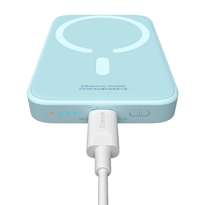 Powerbank Baseus Magnetic Mini 6000mAh, USB-C  20W MagSafe (blue) - Product Image 8