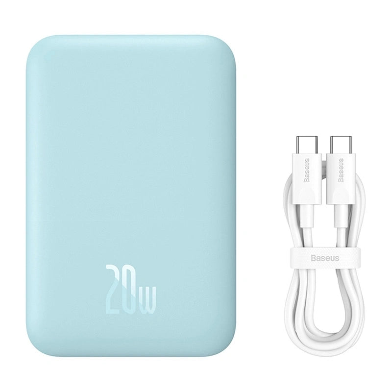 Powerbank Baseus Magnetic Mini 6000mAh, USB-C  20W MagSafe (blue) - Product Image 9