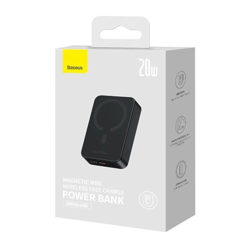Powerbank Baseus Magnetic Mini 20000mAh, USB-C 20W MagSafe (black) - Product Image 8