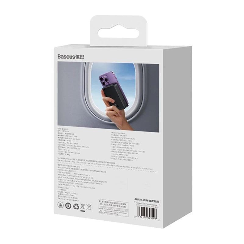 Powerbank Baseus Magnetic Mini 20000mAh, USB-C 20W MagSafe (black) - Product Image 9
