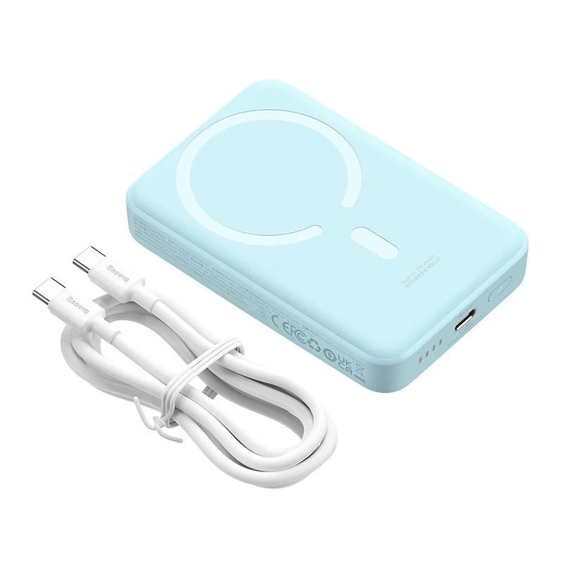 Power Bank mini Baseus 10000mAh, USB-C 30W Blue - Product Image 4