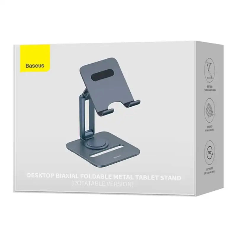 Desktop Biaxial Foldable Metal Stand Baseus (for Tablets) Space Grey - Product Image 7