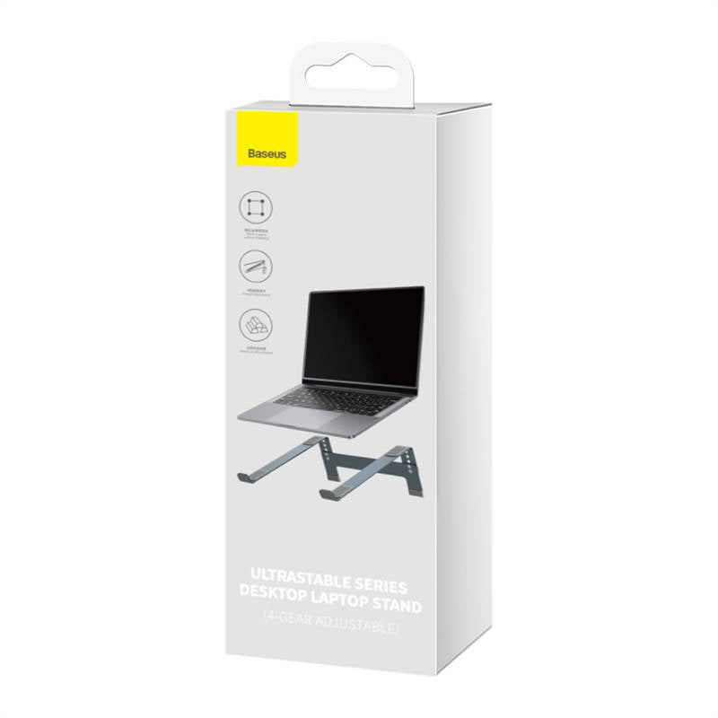 Laptop Stand Baseus (4-Gear Adjustable) Space Grey - Product Image 9