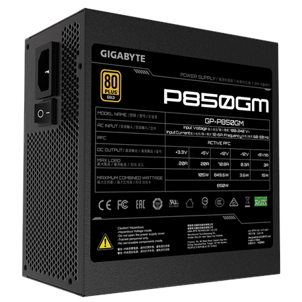 Gigabyte | Power Supply Unit | GP-P850GM | 850 W