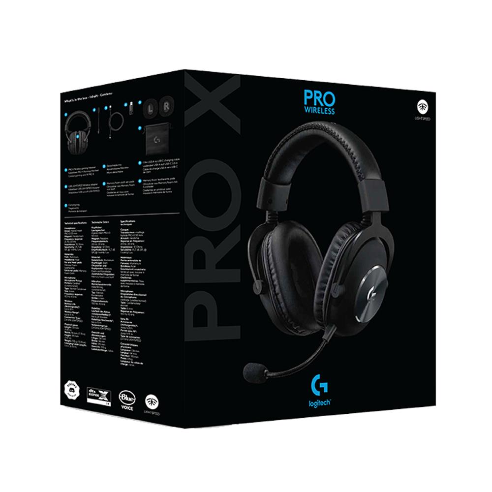 HEADSET GAMING G PRO X WRL/BLACK 981-000907 LOGITECH