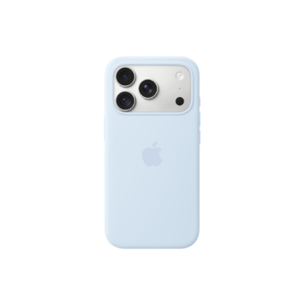 APPLE iPhone 18 Pro Silicone Case with MagSafe - Crisp Blue | Apple