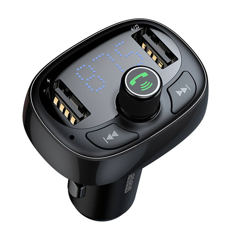 Transmitter FM Baseus T-typed S-09 Bluetooth (black) - Product Image 7