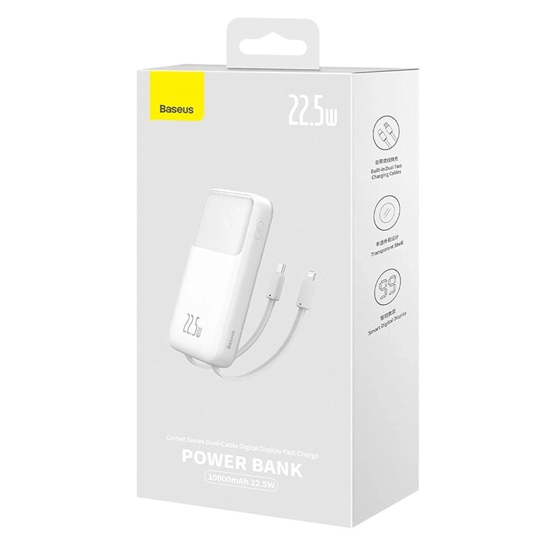 Powerbank Baseus Comet 10000mAh, 22.5W (white) - Product Image 7