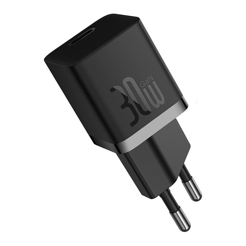 Mini wall charger Baseus GaN5 30W (black) - Product Image 4