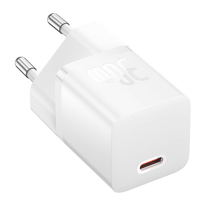 Mini wall charger Baseus GaN5 30W (white) - Product Image 3