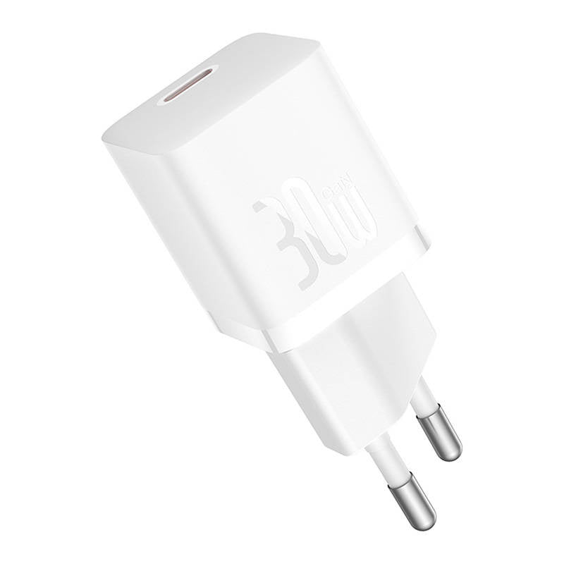 Mini wall charger Baseus GaN5 30W (white) - Product Image 4