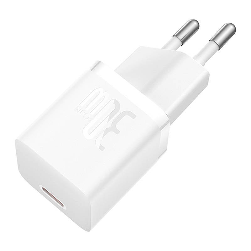 Mini wall charger Baseus GaN5 30W (white) - Product Image 5