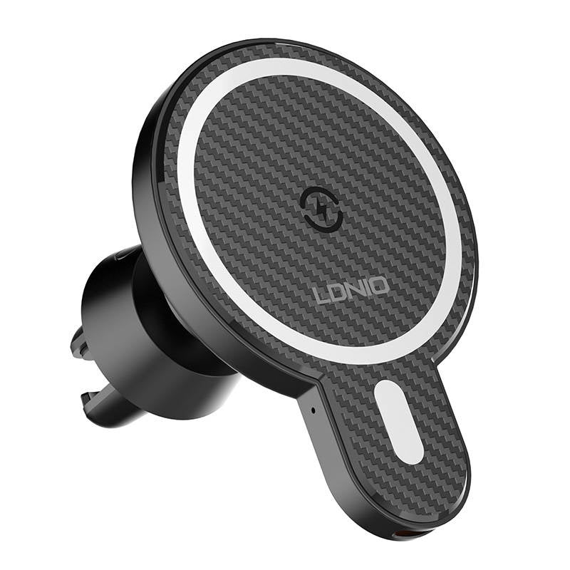 LDNIO Car Mount ,MA20 with inductive charger 15W (Black) - Product Image 3