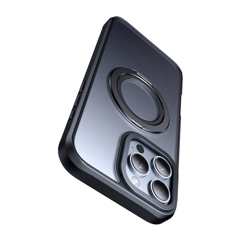 McDodo PC-4932 MagSafe case for iPhone 16 Pro with stand (black) - Image 4