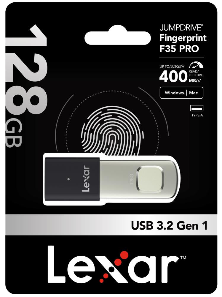 MEMORY DRIVE FLASH USB3 128GB/F35PRO LJDF35P128G-RNBNG LEXAR