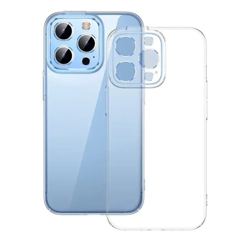 Phone case Baseus Crystal for iPhone 13 Pro (transparent) with all-tempered-glass screen protector and cleaning kit - Product Image 3