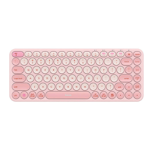 Baseus K01A Wireless Tri-Mode Keyboard Baby Pink - Product Image 2