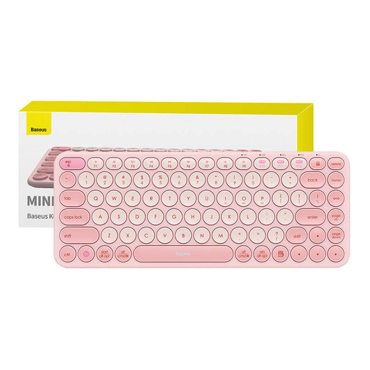 Baseus K01A Wireless Tri-Mode Keyboard Baby Pink - Product Image 1