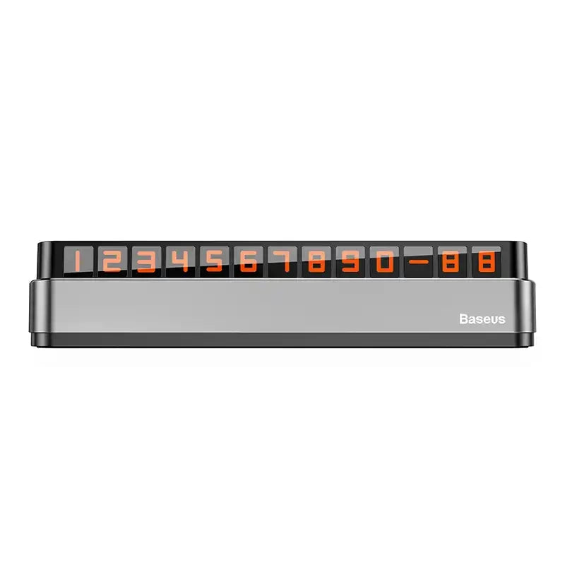 Temporary Parking Number Plate Baseus Moonlight (grey) - Product Image 2